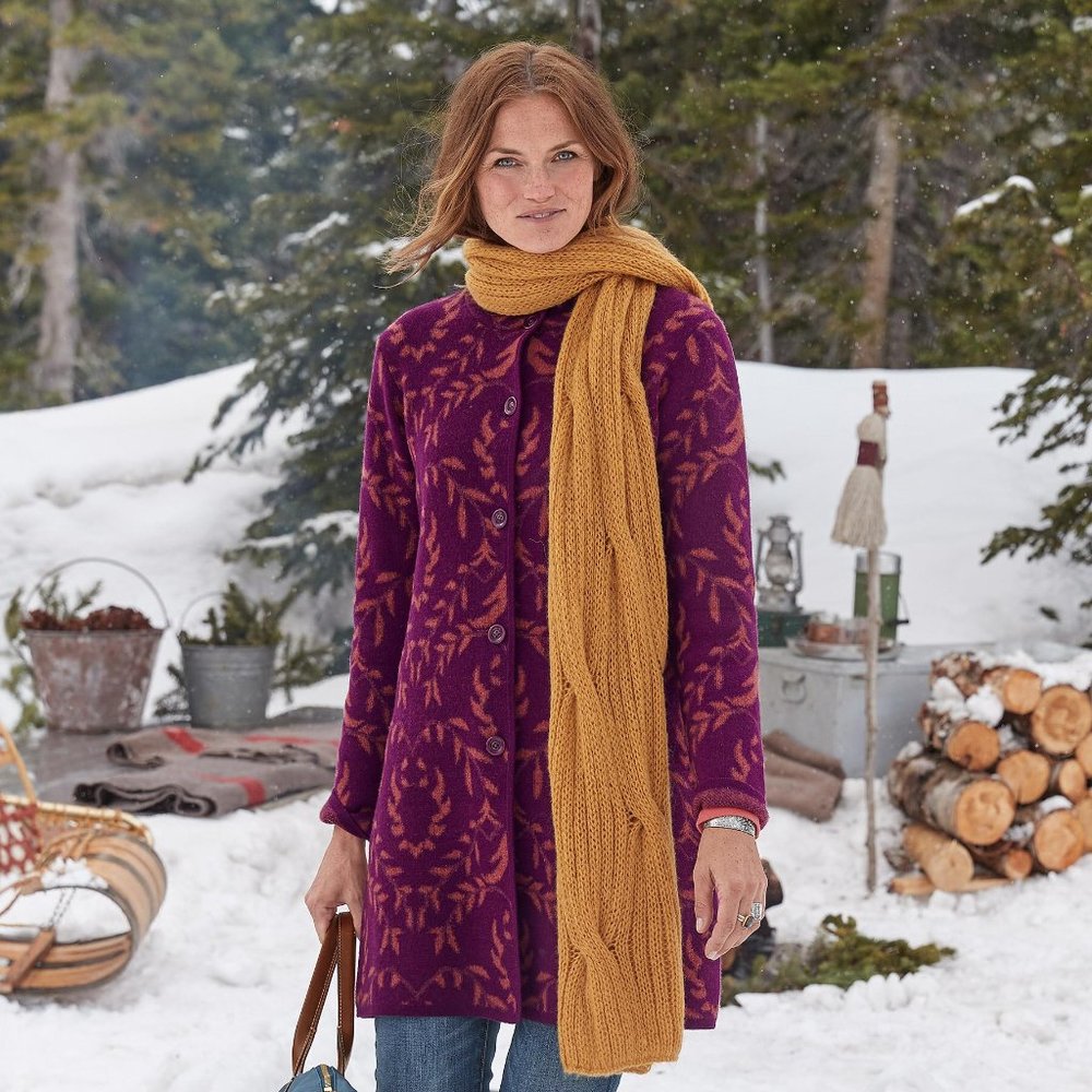 Beauty Grows Cardigan- wool cotton